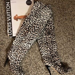 Leopard Print Pony Skin (Calf Skin) Color “Stone”